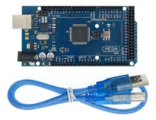 Arduino Mega 2560 R3 compatible con ATmega2560 vista 2