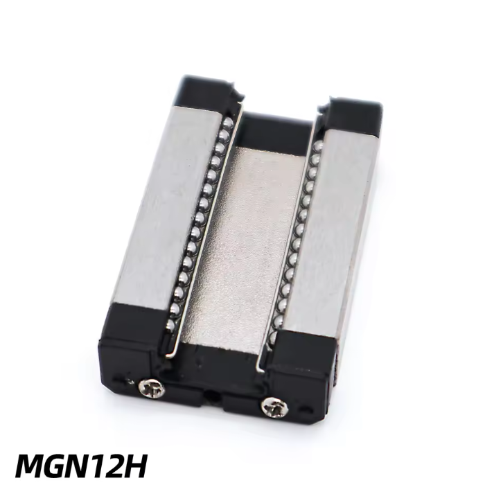 Guía lineal miniatura MGN12H de 200 mm con carro tipo H para CNC e impresora 3D vista 2