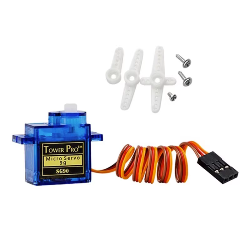 Micro servo SG90 9G 360 grados para robótica y aeromodelismo