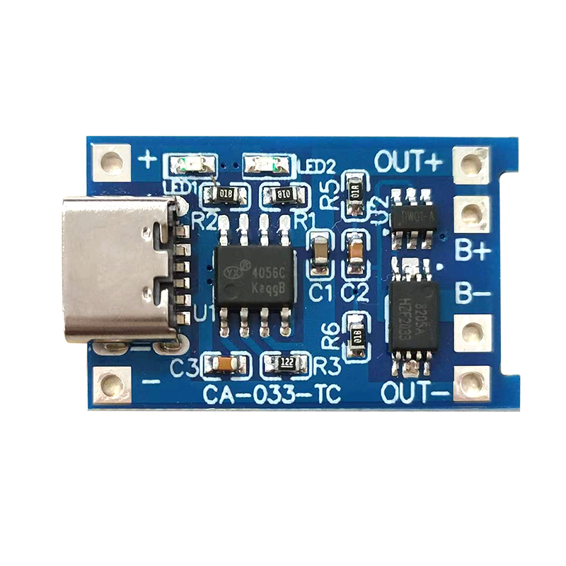Modulo cargador TP4056 para bateria Li-Ion 1S con proteccion vista 3