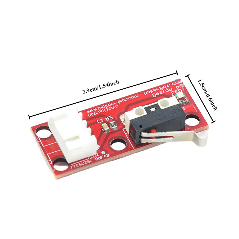Módulo Final de Carrera Mecánico Endstop con Cable para Impresora 3D CNC vista 2