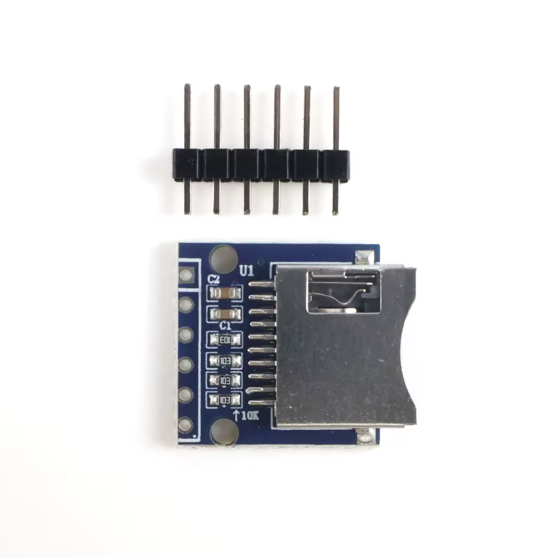 Modulo lector de tarjetas Micro SD 3.3 V SPI TF para Arduino ESP32 | Encabezados no soldados DIY vista 2