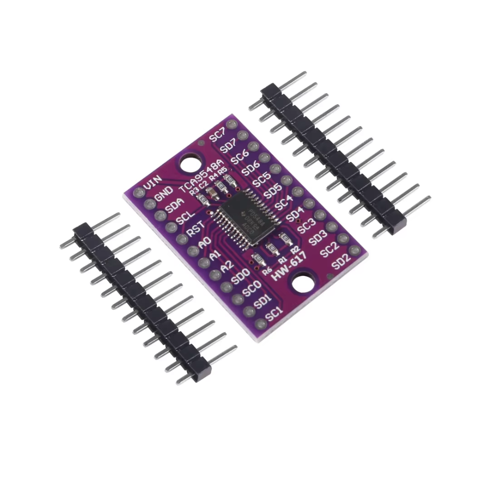 Módulo Multiplexor I2C TCA9548A de 8 Canales para Arduino, ESP32 y Raspberry Pi