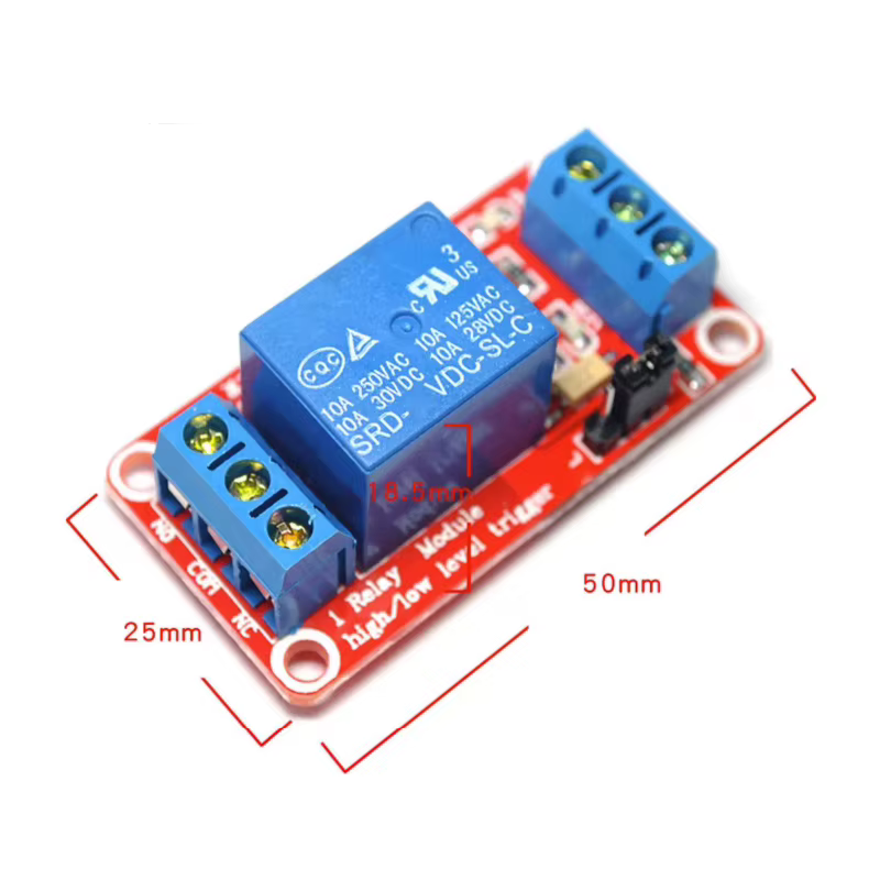 Modulo rele 5V de 1 canal