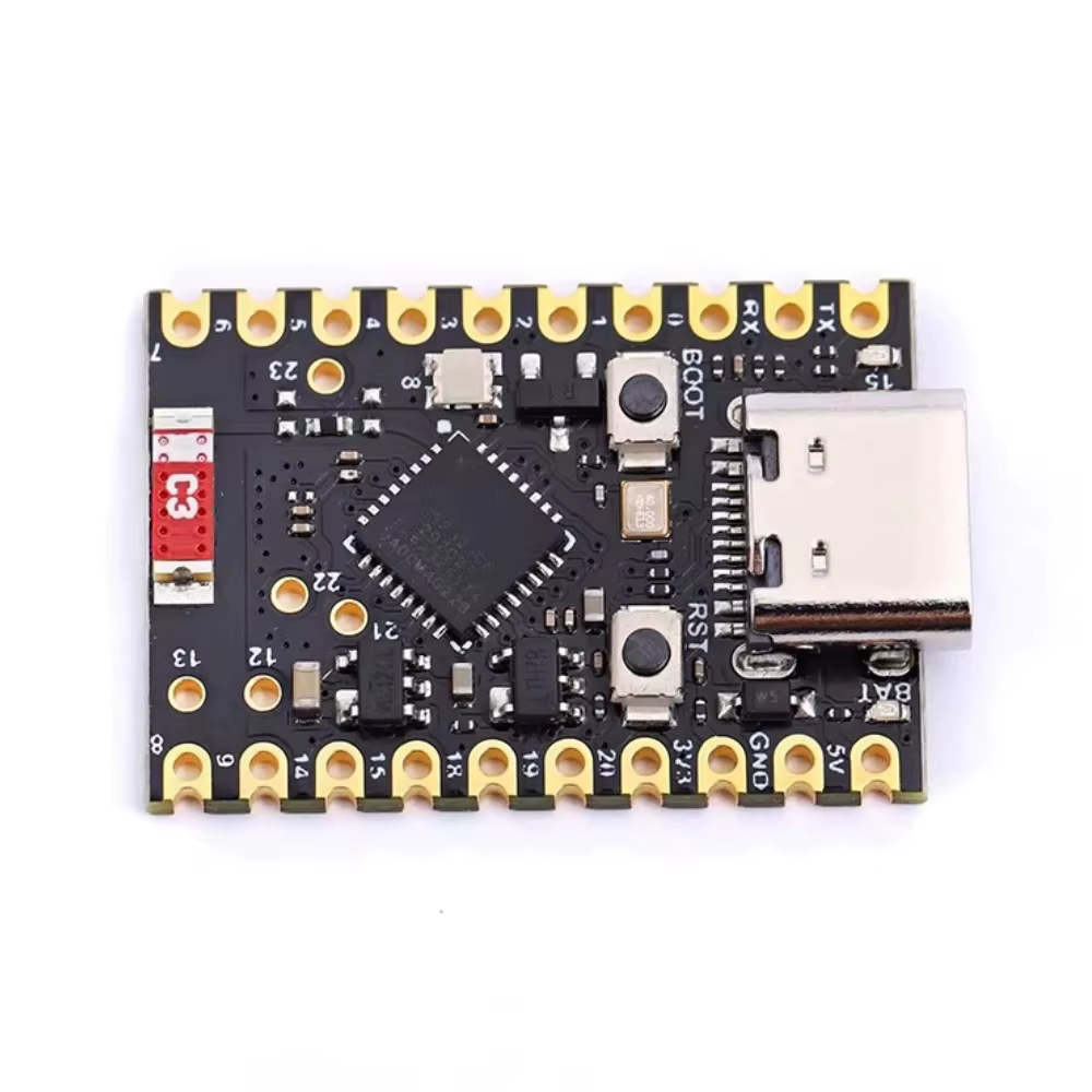 Placa de Desarrollo ESP32-C6 SuperMini WiFi 6 BLE Zigbee Thread USB-C vista 2