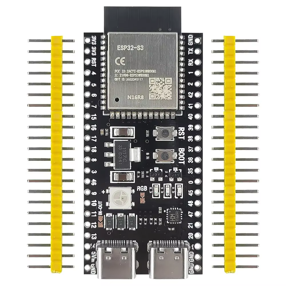 Placa de Desarrollo ESP32-S3-WROOM-1 WiFi BLE USB-C 44 Pines