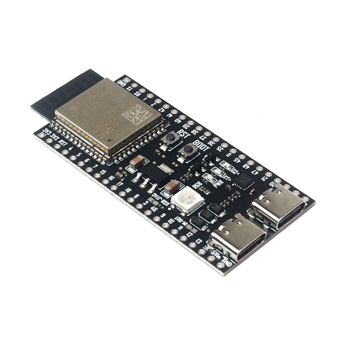 Placa de Desarrollo ESP32-S3-WROOM-1 WiFi BLE USB-C 44 Pines vista 2
