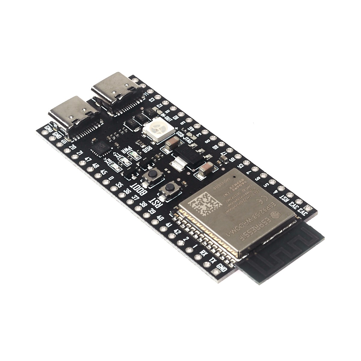 Placa de Desarrollo ESP32-S3-WROOM-1 WiFi BLE USB-C 44 Pines vista 3