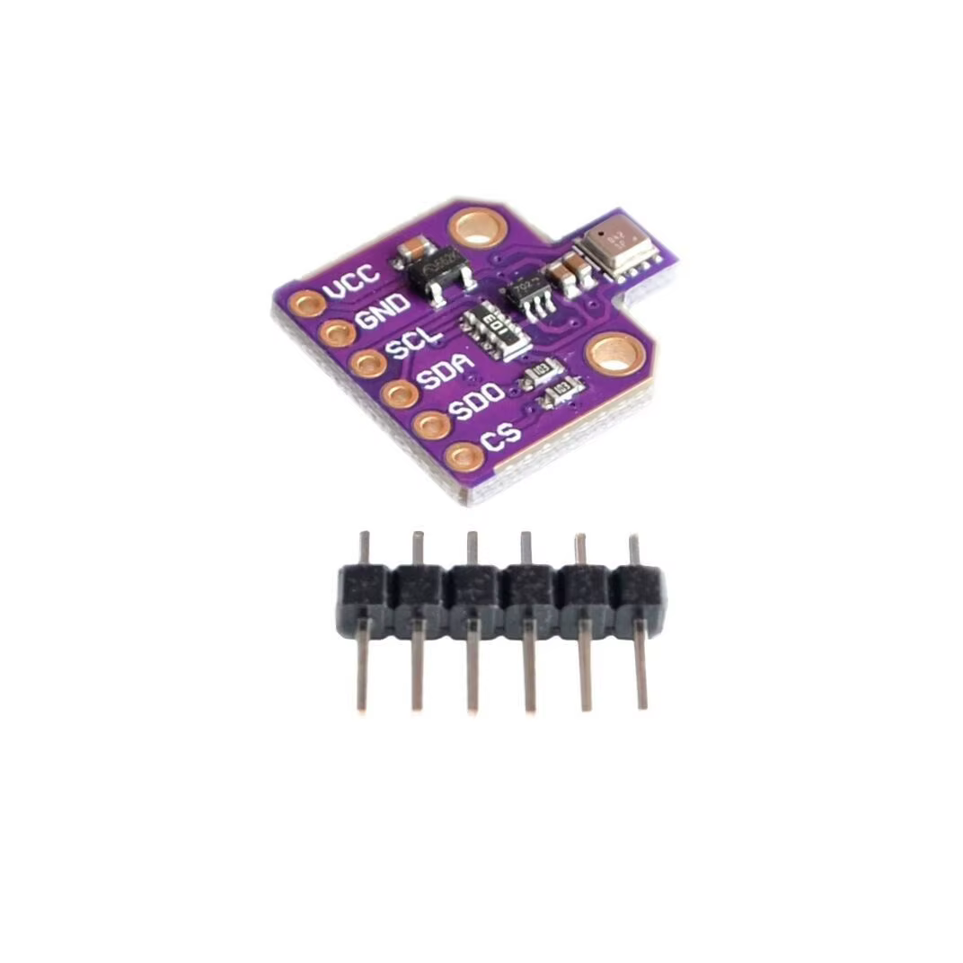 Sensor Ambiental BME680 Temperatura, Humedad, Presión y Gas VOC I2C/SPI 3.3V/5V vista 2