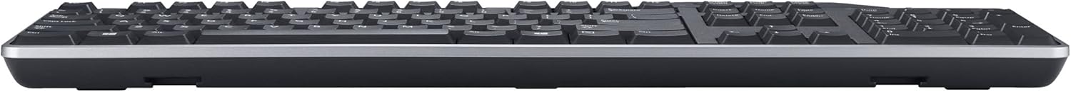 Teclado Dell KB813-BK-US USB con lector de tarjeta inteligente y reposamuñecas vista 5